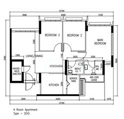 Blk 163A Rivervale Delta (Sengkang), HDB 4 Rooms #460620321